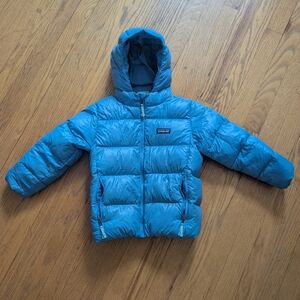 Patagonia Toddler Hi-Loft Down Hooded Jacket 5t